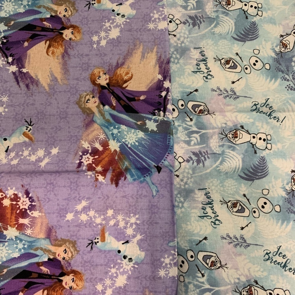 Disney Frozen fabric fat quarters. Elsa & Anna. Bundle & save!